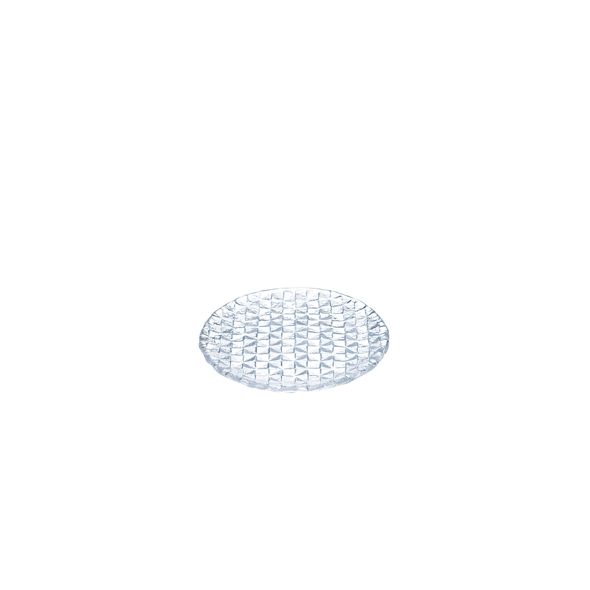 GRID PLATE - Round Plate Clear, 5.9inch