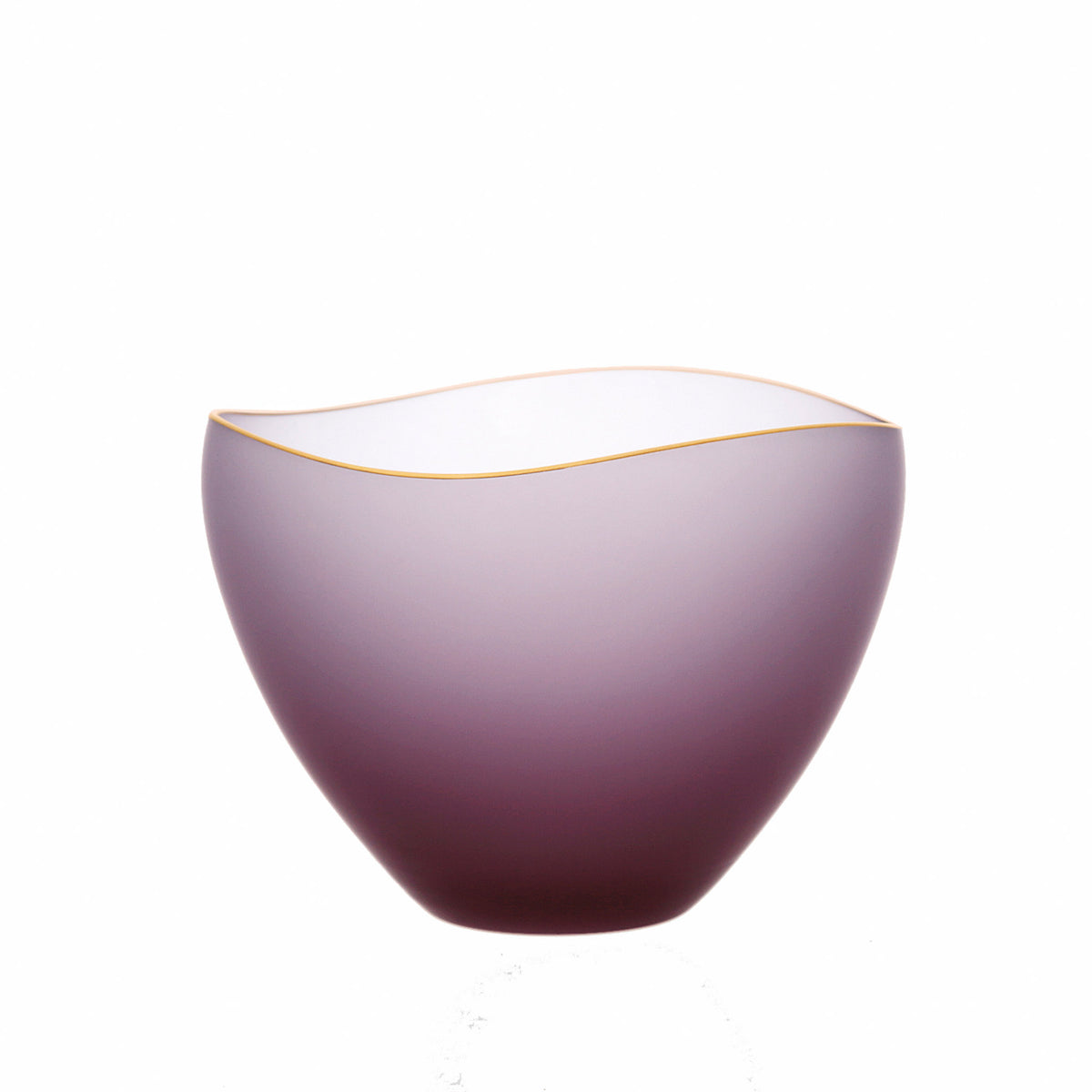 SAKI - Bowl Frosted Wine Red, 3.7inch