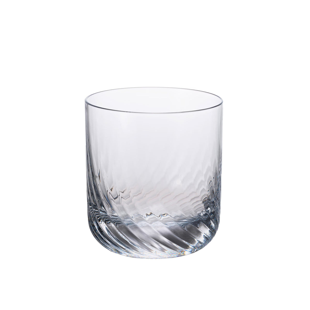 [NEW] MIZU WATER GLASS - Diagonal Lines Clear, 12.2oz