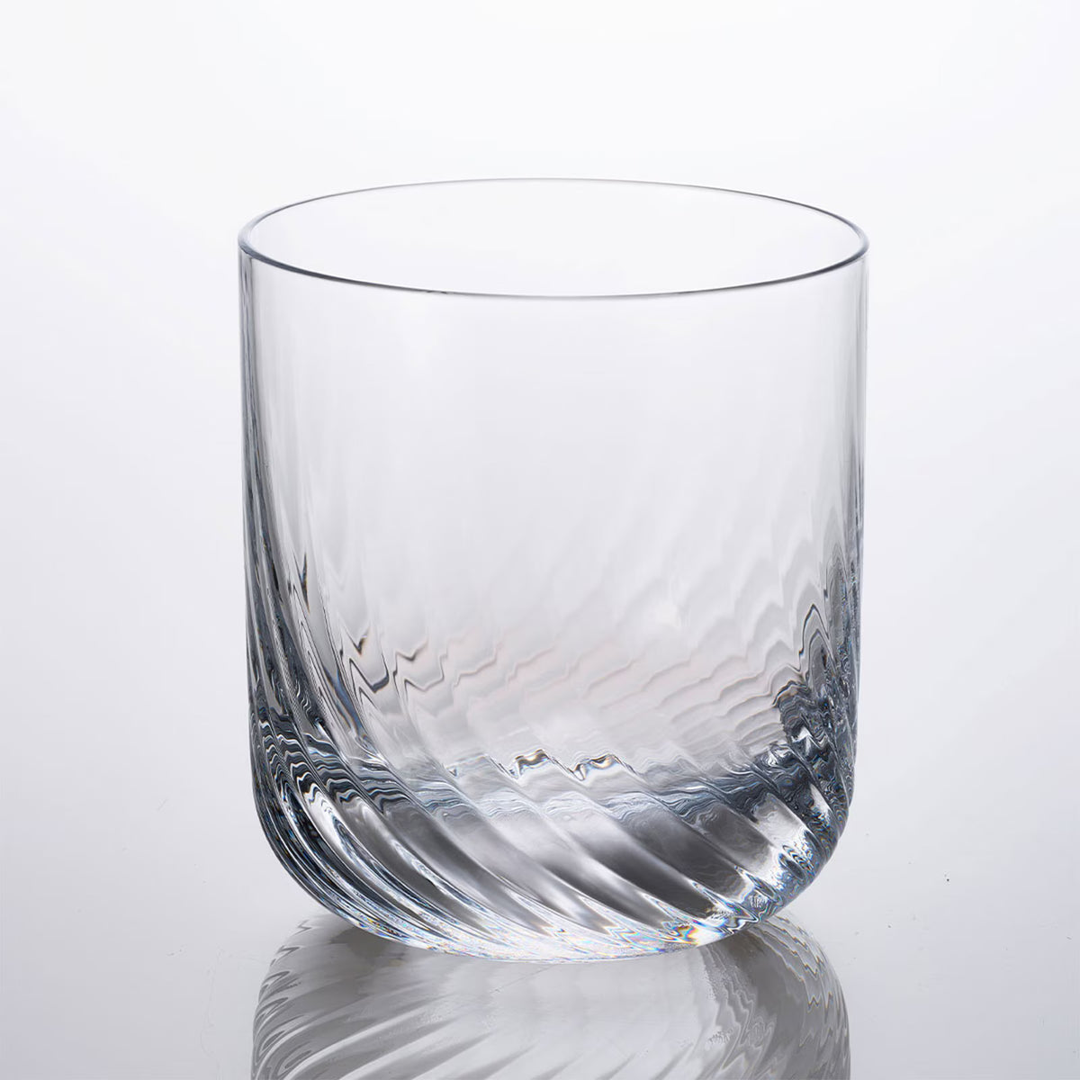 [NEW] MIZU WATER GLASS - Diagonal Lines Clear, 12.2oz