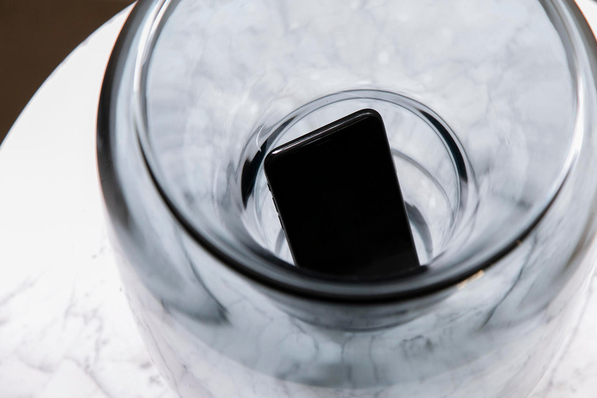 EXPONENTIAL - Glass Speaker Indigo