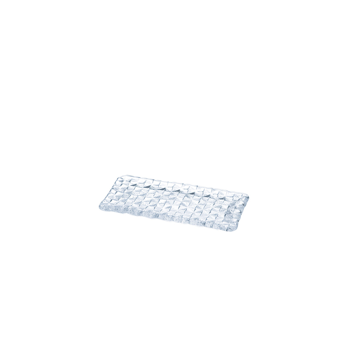 GRID PLATE - Rectangular Plate Clear, 7.1inch