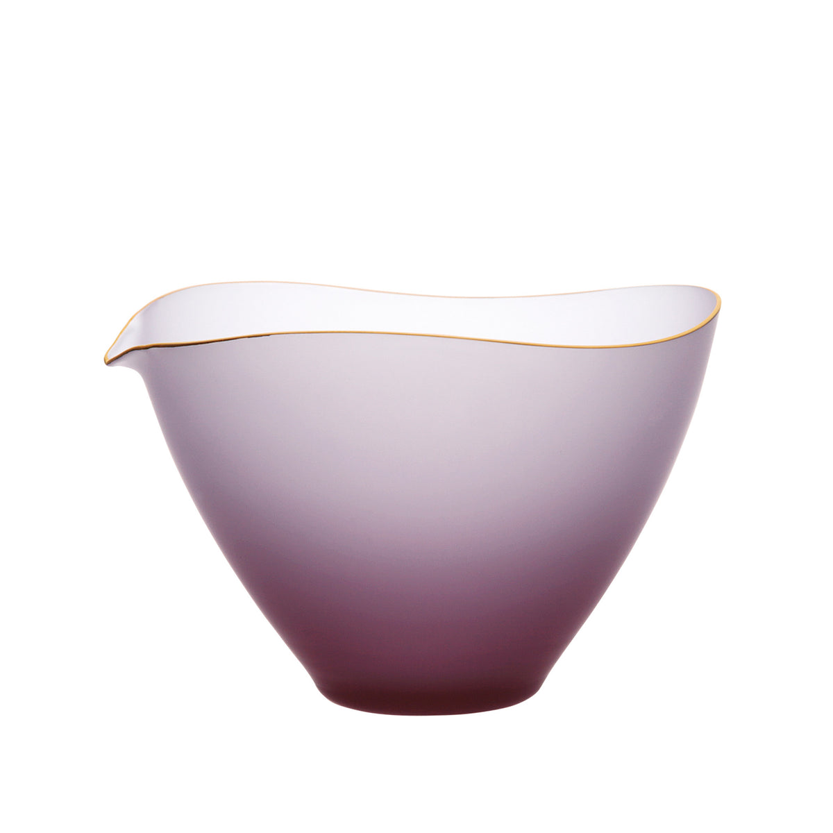 SAKI - Bowl Frosted Wine Red, 4.4inch